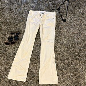 stretchy american eagle bell bottom jeans